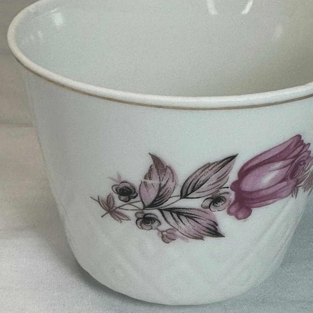 Pink Rose Tea Cup & Saucer Set Embossed Lattice Made in‎ Japan Grandmillennial